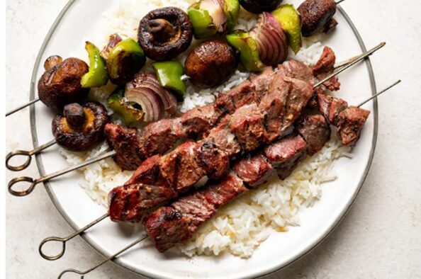 Middle Eastern Beef Shish Kebab