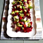 Beet Salad with Avocado and Asian Pear