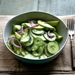 Refreshing Cucumber-Apple Salad with Lime Vinaigrette