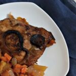 Pesach Onion Chicken with Caramelized Potatoes and Sweet Potatoes