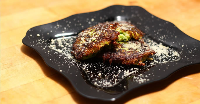 Zucchini Cheese Latkes