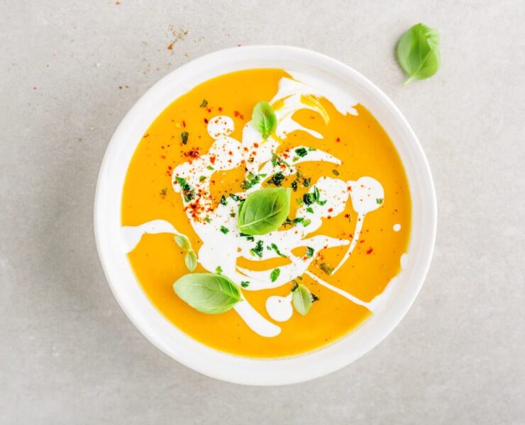 Creamy pumpkin soup recipe