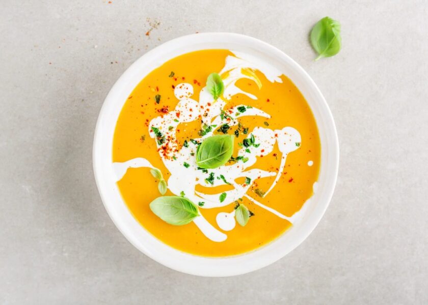 Creamy pumpkin soup recipe