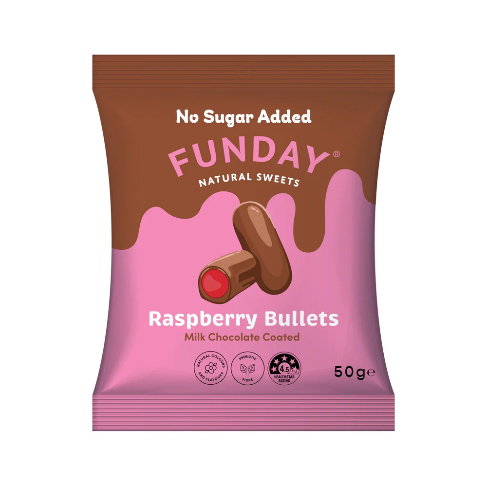 FundayMilkChocolateRaspberryBullets50g 1000x1000