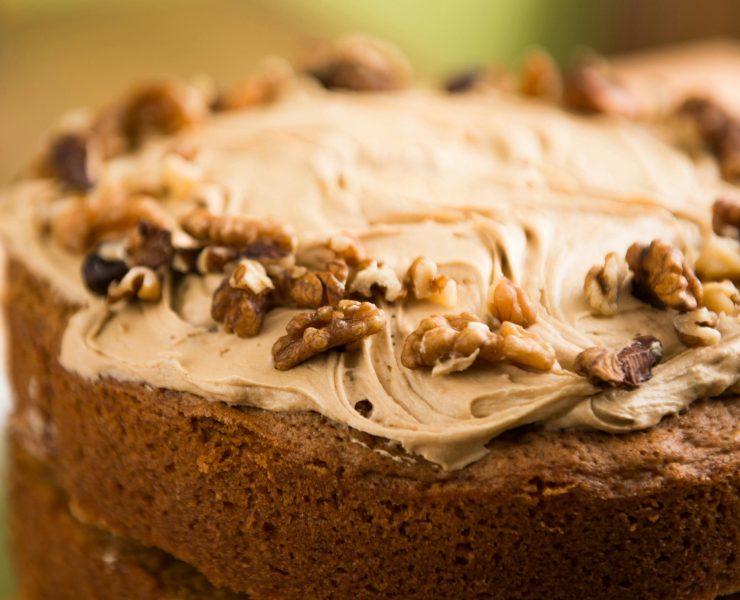 Coffee and walnut cake victoria fruit palace