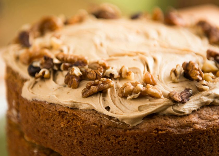 Coffee and walnut cake victoria fruit palace
