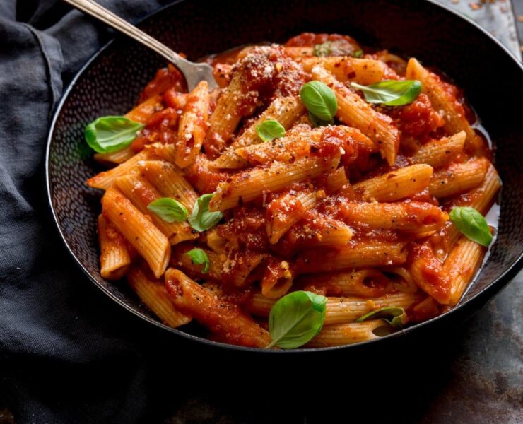 Spicy Arabbiatte Pasta penne