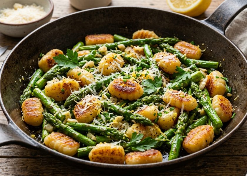 Asparagus-Gnocchi